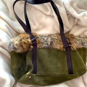 PARADOX y2k fuzzy purse/ shoulder bag